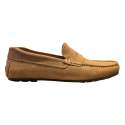 MOCASIN DE PIEL DE HOMBRE ESTILO DRIVER ANTIFAZ BEIGE