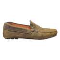 MOCASIN DE PIEL DE HOMBRE ESTILO DRIVER ANTIFAZ KAKI