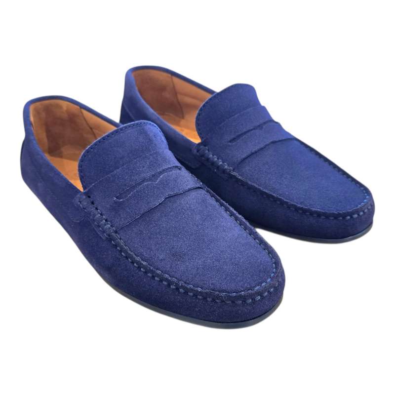 MOCASIN DE PIEL DE HOMBRE ESTILO DRIVER ANTIFAZ JEANS
